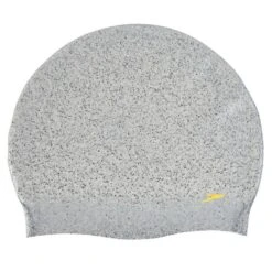 Speedo Recycled Swim Cap - Grey / Bright Zest