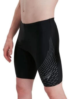 Speedo Medley Logo Jammer - Black/ Ardesia -Swim Equipment Shop 8 11355g692 fr 1