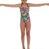 Speedo Girl's Squiggle Splash Lane Line Back Swimsuit - Black/ Pink/ Green/ Yellow/ Red 1 Speedo Girl's Squiggle Splash Lane Line Back Swimsuit - Black/ Pink/ Green/ Yellow/ Red -Swim Equipment Shop 8 13441h164 x1