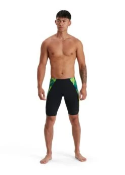 Speedo Eco Endurance+ Splice Jammer - Black/ Lime/ Nordic Teal 13 Speedo Eco Endurance+ Splice Jammer - Black/ Lime/ Nordic Teal -Swim Equipment Shop 8 13444g812 x1