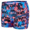 Speedo Boys Allover Aqua Shorts Blue/Red -Swim Equipment Shop 8 33162b043 1