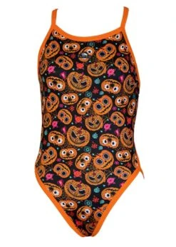 Turbo Girl's Happy Hallo Swimsuit - Orange -Swim Equipment Shop 83104030 0014 3 1