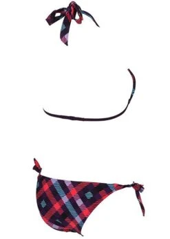 Arena Womens Checks Triangle Swim Bikini Purple/Plum 8 Arena Womens Checks Triangle Swim Bikini Purple/Plum -Swim Equipment Shop 87060 99 checks triangle back 2