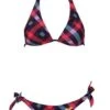 Arena Womens Checks Triangle Swim Bikini Purple/Plum -Swim Equipment Shop 87060 99 checks triangle front 2