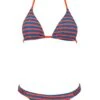 Arena Womens Stripes Triangle Swim Bikini Orange/Turquoise 2 Arena Womens Stripes Triangle Swim Bikini Orange/Turquoise -Swim Equipment Shop 87063 82 stripes triangle front 2