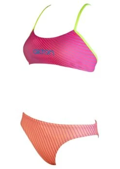 Akron Girls Belari Swim Bikini - Pink -Swim Equipment Shop 911 1001 02 1