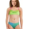Akron Girls Marny Swim Bikini - Green -Swim Equipment Shop 913 1001 01 girl front 1