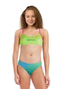 Akron Girls Marny Swim Bikini - Green