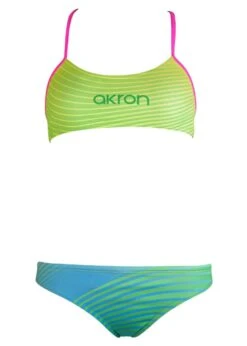 Akron Girls Marny Swim Bikini - Green -Swim Equipment Shop 913 1001 01 1