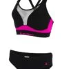 Aquasphere Girls Kuma Aqua Aerobics Swim Bikini - Black / Pink -Swim Equipment Shop 9307 131f390a1acd16d 3 1