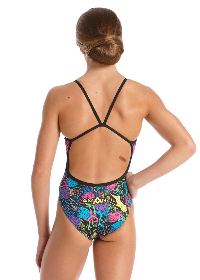AMANZI Girls Wild Aster Swimsuit 6 AMANZI Girls Wild Aster Swimsuit - Image 4
