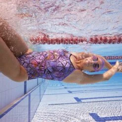 Amanzi Girl's Flutter Pro Back Swimsuit -Swim Equipment Shop am10301 flutter 2 1