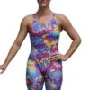 Amanzi Euphoria Kneelength Swimsuit 2 Amanzi Euphoria Kneelength Swimsuit -Swim Equipment Shop amanzi euphoria bright