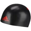 Adidas 3D Silicone Cap - Black / Solar Red -Swim Equipment Shop ao3501 f torso b2ccat