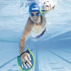 Arena Flex Paddles - Green -Swim Equipment Shop arena flex paddles green 1