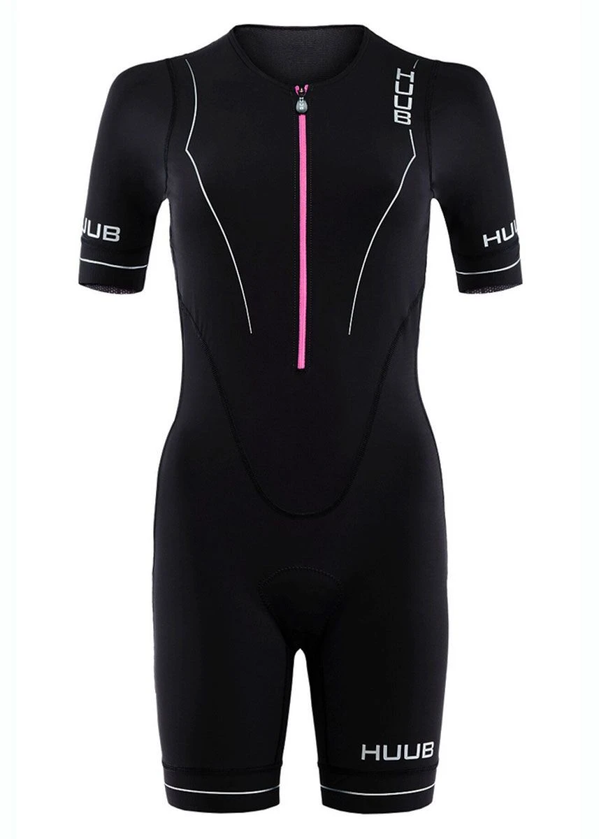 HUUB Women's Aura Long Course Tri Suit - Black / Purple 6 HUUB Women's Aura Long Course Tri Suit - Black / Purple - Image 4