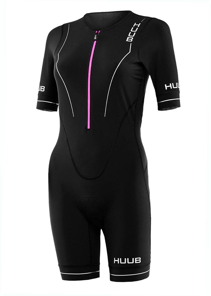 HUUB Women's Aura Long Course Tri Suit - Black / Purple 5 HUUB Women's Aura Long Course Tri Suit - Black / Purple - Image 3