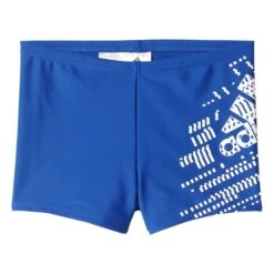 Adidas Boys Performance Swim Boxers - Royal / White -Swim Equipment Shop ay1533 01 laydown 1