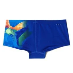 Adidas Boys Graphic Aquashorts - Collegiate Navy / Shock Blue -Swim Equipment Shop ay2814 02 laydown 1