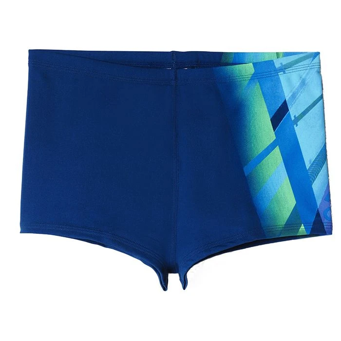Adidas Boys Graphic Swim Boxers - Shock Blue 6 Adidas Boys Graphic Swim Boxers - Shock Blue - Image 4