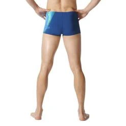 Adidas Boys Graphic Swim Boxers - Shock Blue 17 Adidas Boys Graphic Swim Boxers - Shock Blue -Swim Equipment Shop ay2828 23 hover model 1