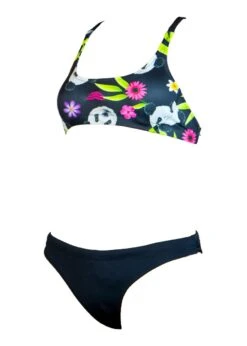 Aquarapid Girl's Panda Bikini - Black/Multi