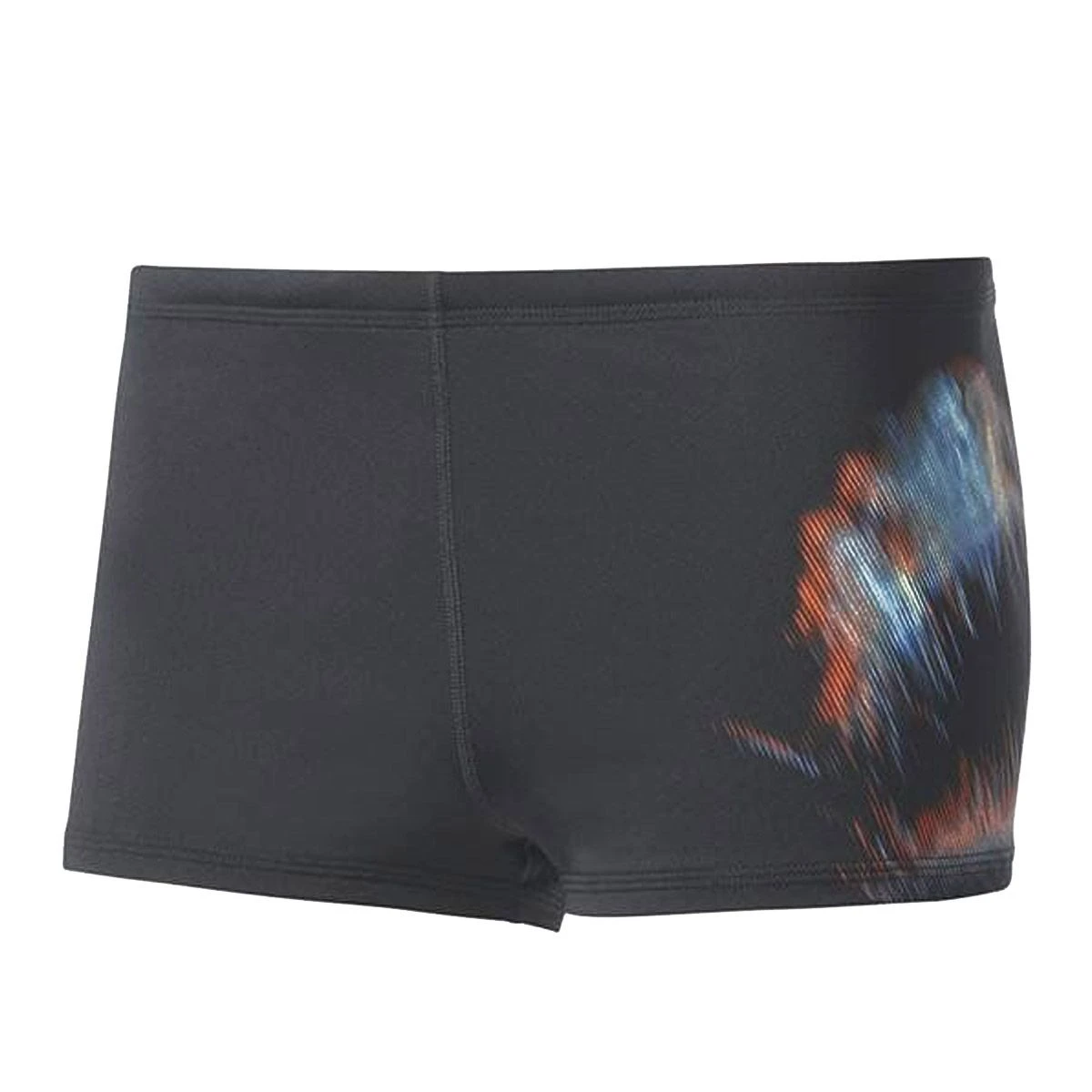 Adidas Boys Infinitex+ Swim Boxer - Black / Energy Blue 3 Adidas Boys Infinitex+ Swim Boxer - Black / Energy Blue