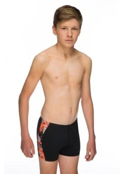 Maru Boys Lookout Pacer Panel Swim Shorts - Orange 11 Maru Boys Lookout Pacer Panel Swim Shorts - Orange -Swim Equipment Shop bk6000 1