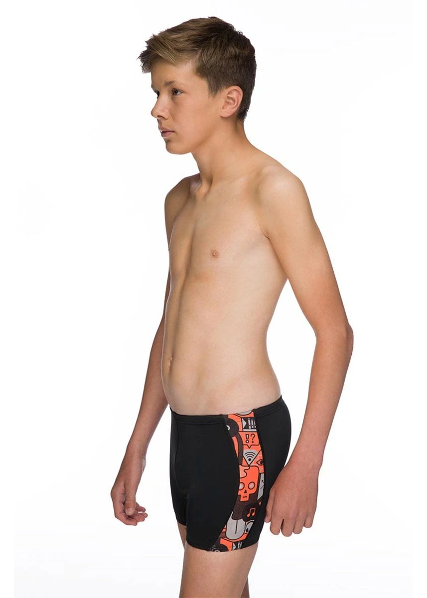 Maru Boys Lookout Pacer Panel Swim Shorts - Orange 7 Maru Boys Lookout Pacer Panel Swim Shorts - Orange - Image 5