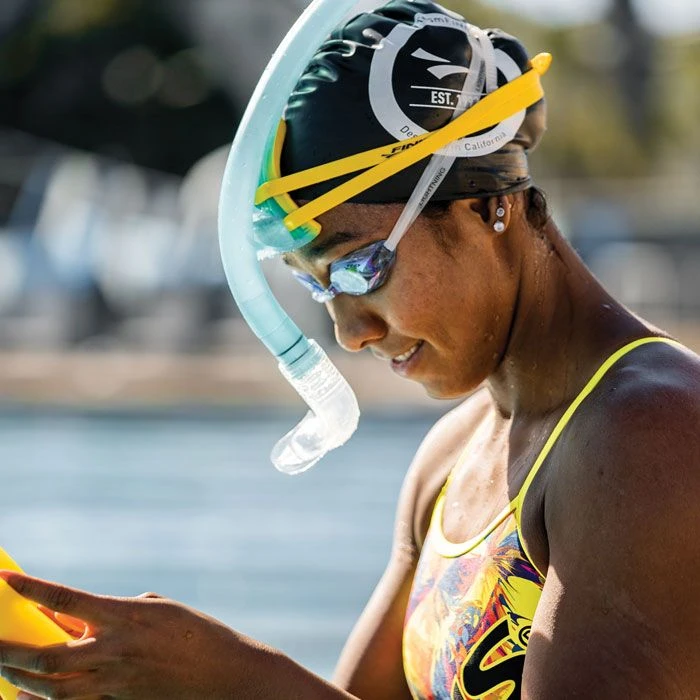 FINIS Stability Snorkel: Speed - Teal 5 FINIS Stability Snorkel: Speed - Teal - Image 3