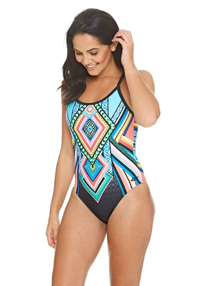 Zoggs Breeze Triback Swimsuit 3 Zoggs Breeze Triback Swimsuit