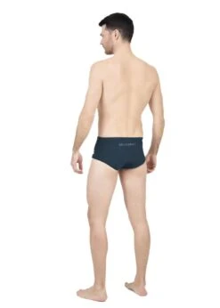 Aqua Sphere Men's Essentials 14cm Briefs - Dark Grey / Coral -Swim Equipment Shop brief 1 1