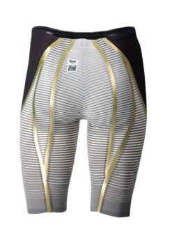 Phelps Men's Matrix High Waist Jammer - Black/ White -Swim Equipment Shop cm0040109 b