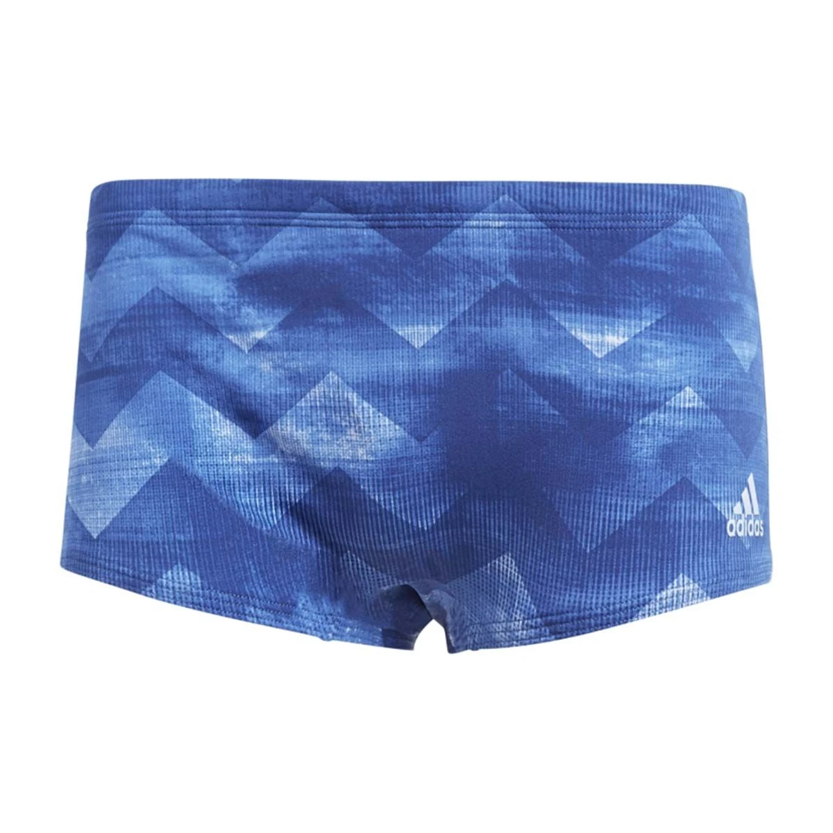 Adidas Boy's Allover Graphic Trunk - Royal / Ash Blue 3 Adidas Boy's Allover Graphic Trunk - Royal / Ash Blue