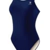 TYR Girl's Durafast One Solid Diamondfit Swimsuit - Navy Blue 2 TYR Girl's Durafast One Solid Diamondfit Swimsuit - Navy Blue -Swim Equipment Shop ddrf7y 401