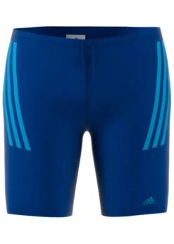 Adidas Men's Pro 3-Stripes Jammer - Blue -Swim Equipment Shop dp7513 app virtual front white 1