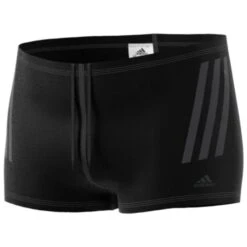Adidas Boy's Pro 3-Stripes Swim Boxers - Black