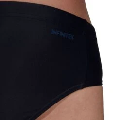 Adidas Mens Badge Swim Trunk - Black / Blue -Swim Equipment Shop fj4698 3