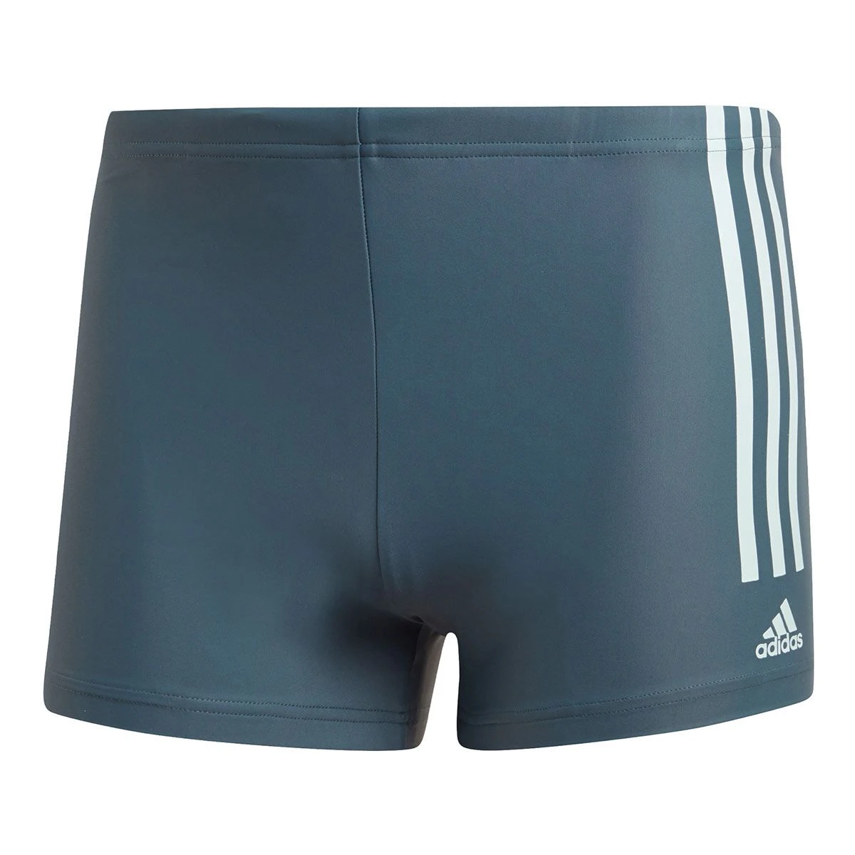 Adidas Semi 3-Stripes Swim Boxer - Blue / Sky 3 Adidas Semi 3-Stripes Swim Boxer - Blue / Sky