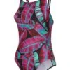 Maru Costa Rica Pacer Vee Back Swimsuit -Swim Equipment Shop fs8505 magenta fr 1 1