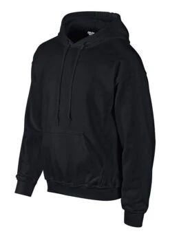 Gildan Swim Team Hooded Sweatshirt - Black 7 Gildan Swim Team Hooded Sweatshirt - Black -Swim Equipment Shop gd54 blk side