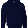 Gildan Swim Team Hooded Sweatshirt - Navy 1 Gildan Swim Team Hooded Sweatshirt - Navy -Swim Equipment Shop gd54 nav front
