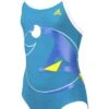 Adidas Girls Finding Nemo Swimsuit - Blue / Yellow -Swim Equipment Shop girls nemo swimsuit front