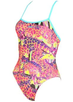 Maru Girls Neon Giraffe Swimsuit
