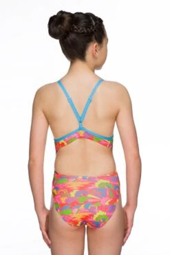 Maru Girls Happy Days Pacer Aero Back Swimsuit 12 Maru Girls Happy Days Pacer Aero Back Swimsuit -Swim Equipment Shop gk6029 back