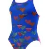 Maru Girls Heartfelt Swimsuit -Swim Equipment Shop gk7528 f 1