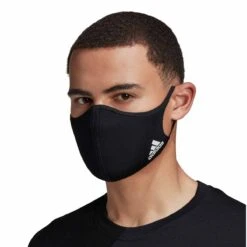 Adidas Face Cover 3 Pack - Black - Size S