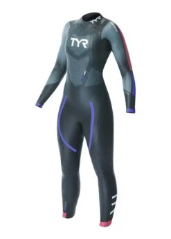 TYR Women's Category 3 Wetsuit - Black/Seafoam -Swim Equipment Shop hcahf6 738 2