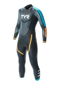 TYR Men's Category 2 Wetsuit - Black -Swim Equipment Shop hcatm6 577 2
