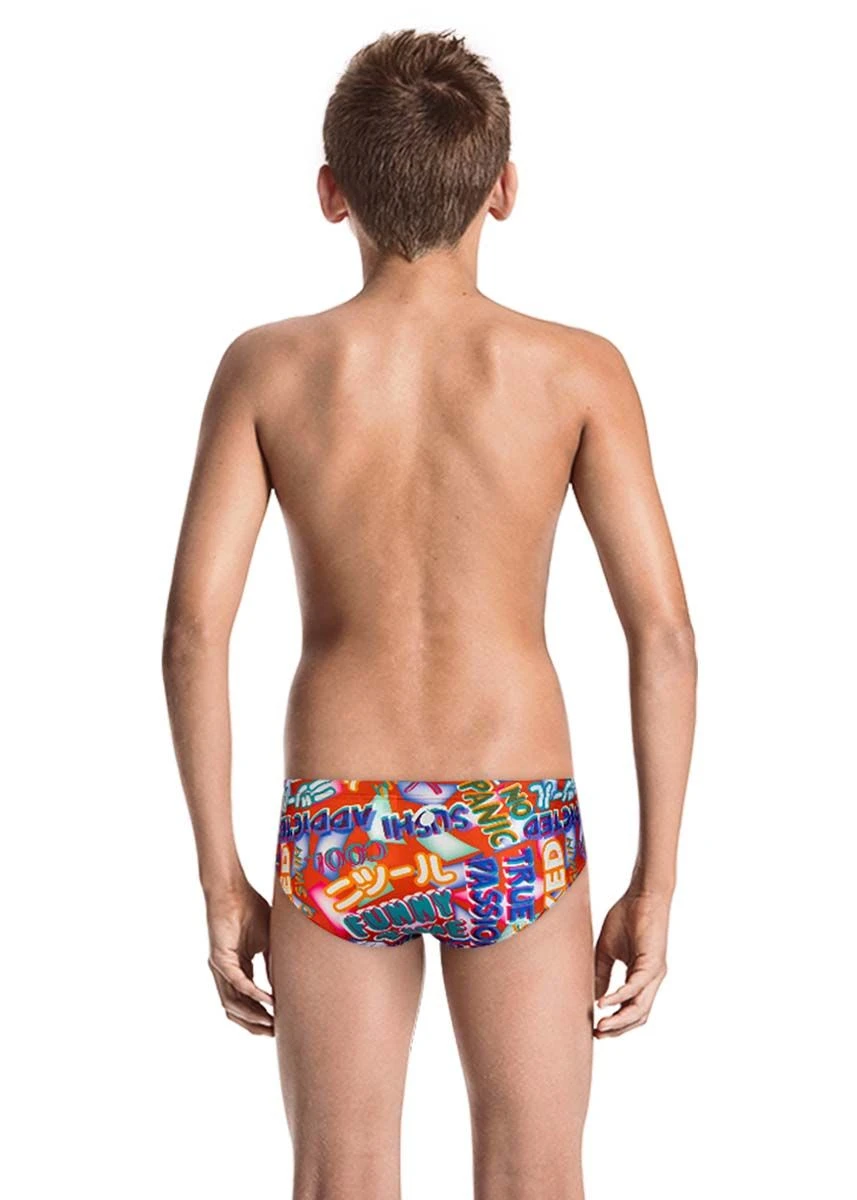 Jaked Boy's American Manga Briefs - Red 4 Jaked Boy's American Manga Briefs - Red - Image 2